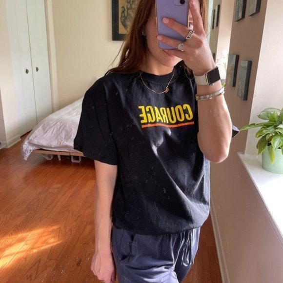 Chance the Rapper Courage Graphic Tee Black Size Medium - Picture 2 of 6